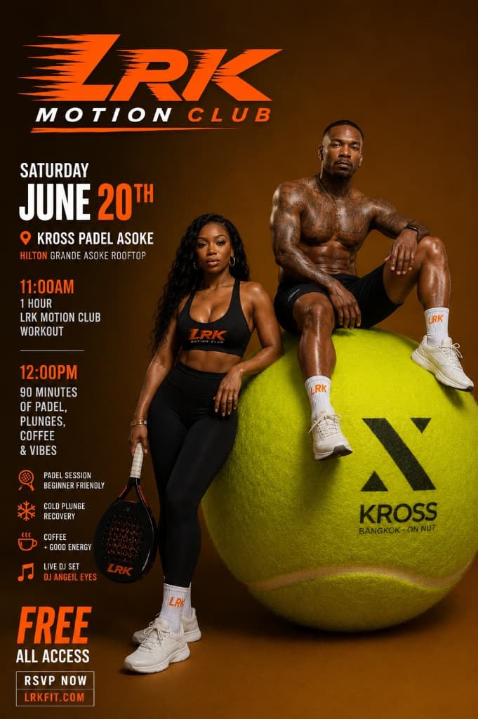 LRK x Kross Padel Social & Workout Flyer