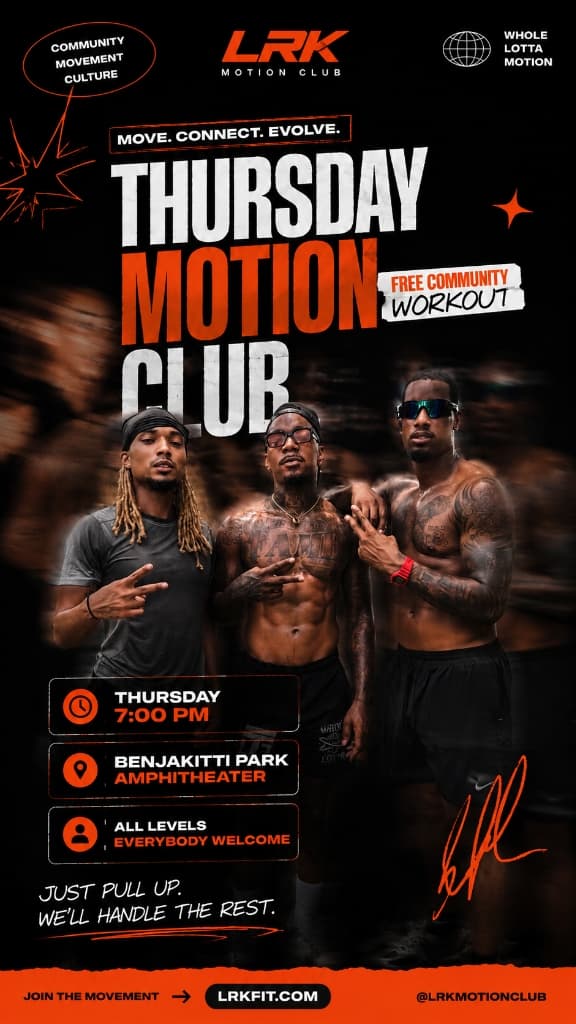 Thursday Motion Club Flyer